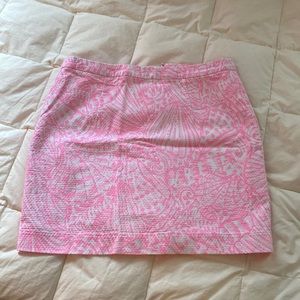 Lilly Pulitzer Pink Mini Skirt Size 10
